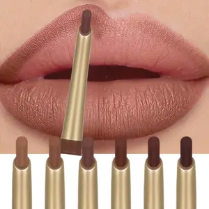 1 Piece Matte Lip Liner Pencils, Waterproof, Durable, Silky Pigment, Easy To Color, Long-Lasting, Suitable for All Skin Types - Easy To Create Daily Makeup, Lipliner, Cosmetic