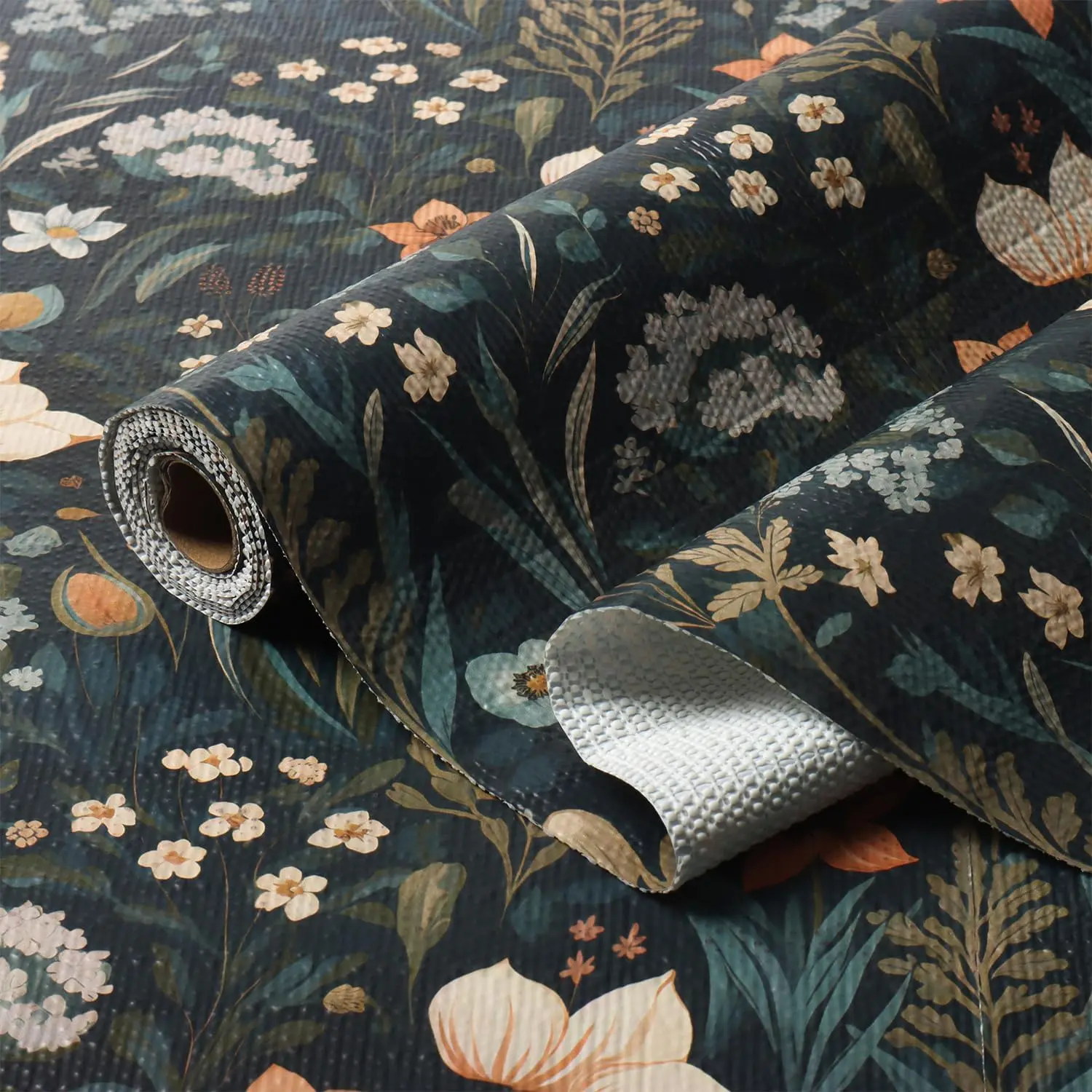 Vintage Floral Drawer Liner, Non-Adhesive and Strong Non-Slip
