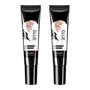 Qzqetet 2 PCS Newly Upgraded 10g Quick-Drying Semi-Solid Nail Glue– Long-Lasting Adhesive Gel for Press-On Nails, Acrylic Tips, and Salon-Quality Nail Kits – Easy Application, No UV Lamp Needed for Home or Salon Use