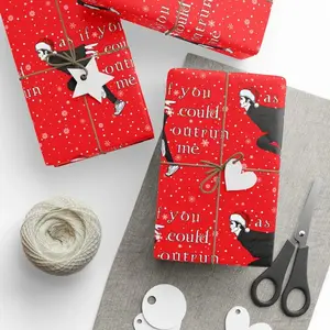 Twilight Christmas Wrapping Paper As If You Could Out Run Me, Edward Cullen  Design Wrapping, Xtmas Gift Wrap Papers