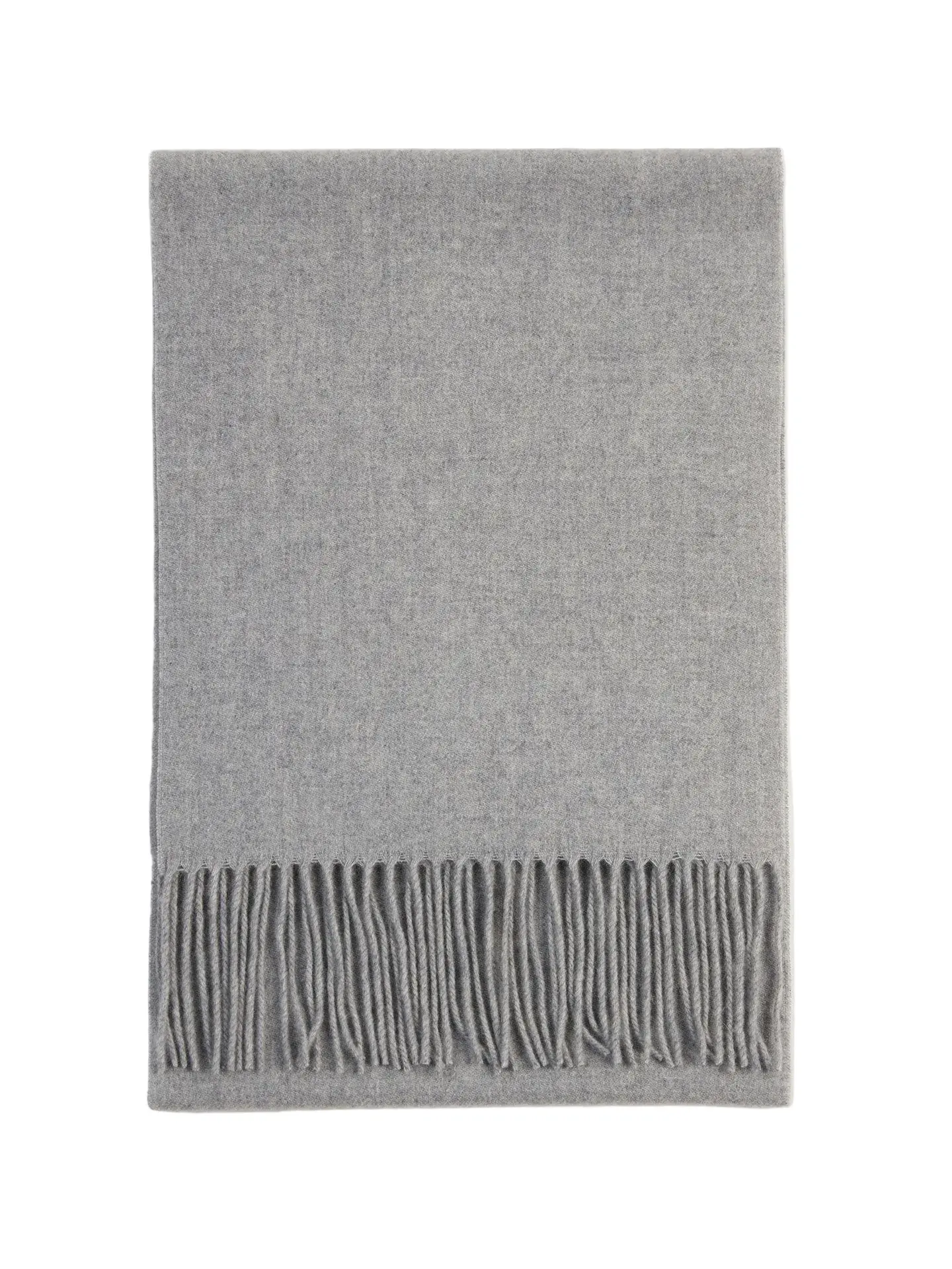 Unisex Cashmere Fringed Scarf - Premium Mongolian Cashmere, Clothes, One Size