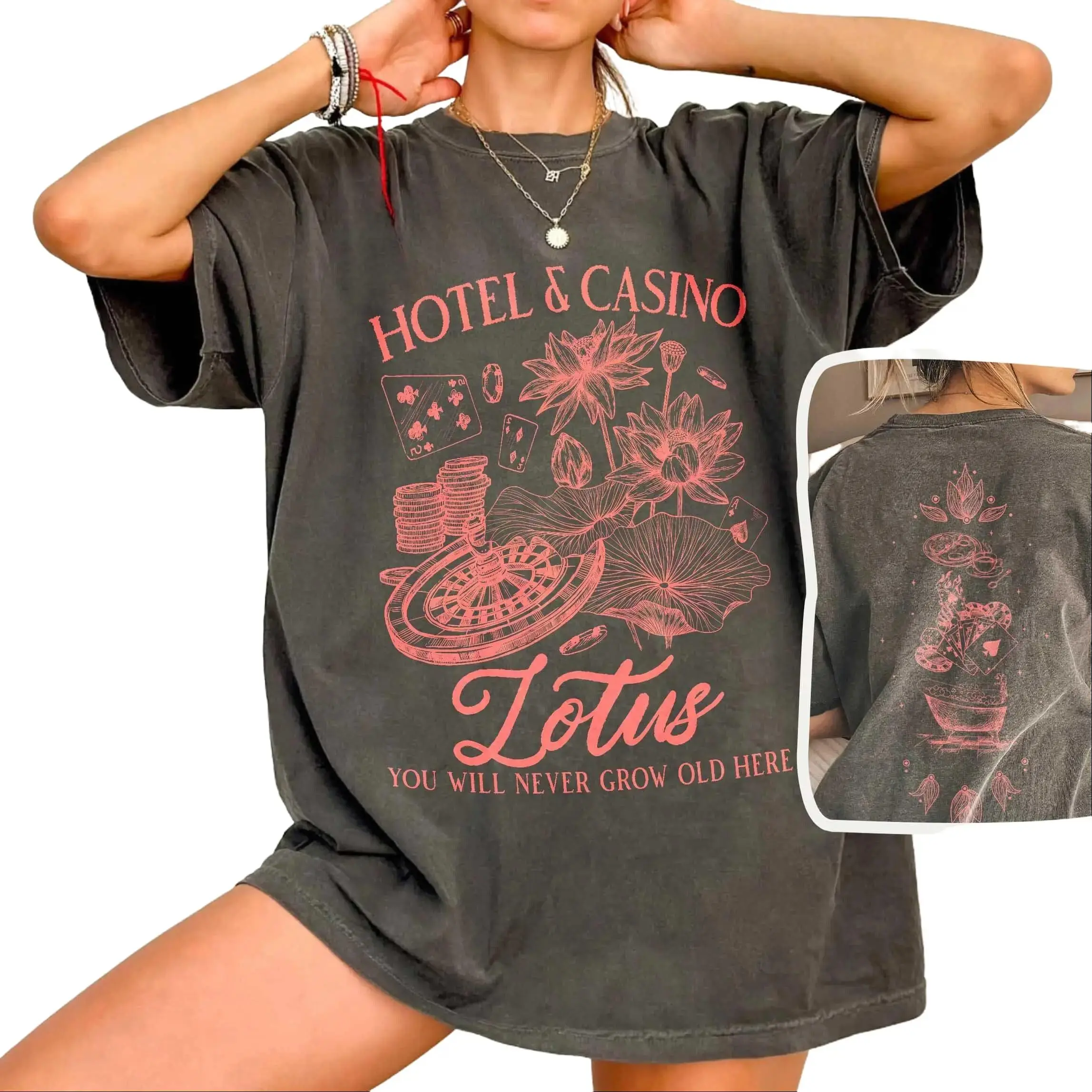 Comfort Colors Lotus Hotel & Casino Shirt, Percy Jackson Tee, Mythology Book Shirt, Percy Jackson Quote Shirt, BookTok, Bookish, Vintage, Reader Gift