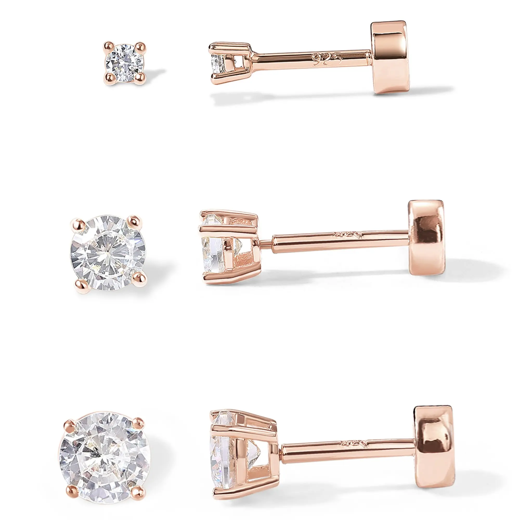 Rose Gold-Set of 3