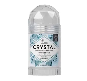 CRYSTAL Deodorant Stick (30003), Unscented, 4.25 Ounce
