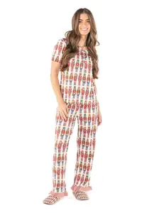 Simply Southern 0226 Nutcracker Holiday PJ Pants & Top Set