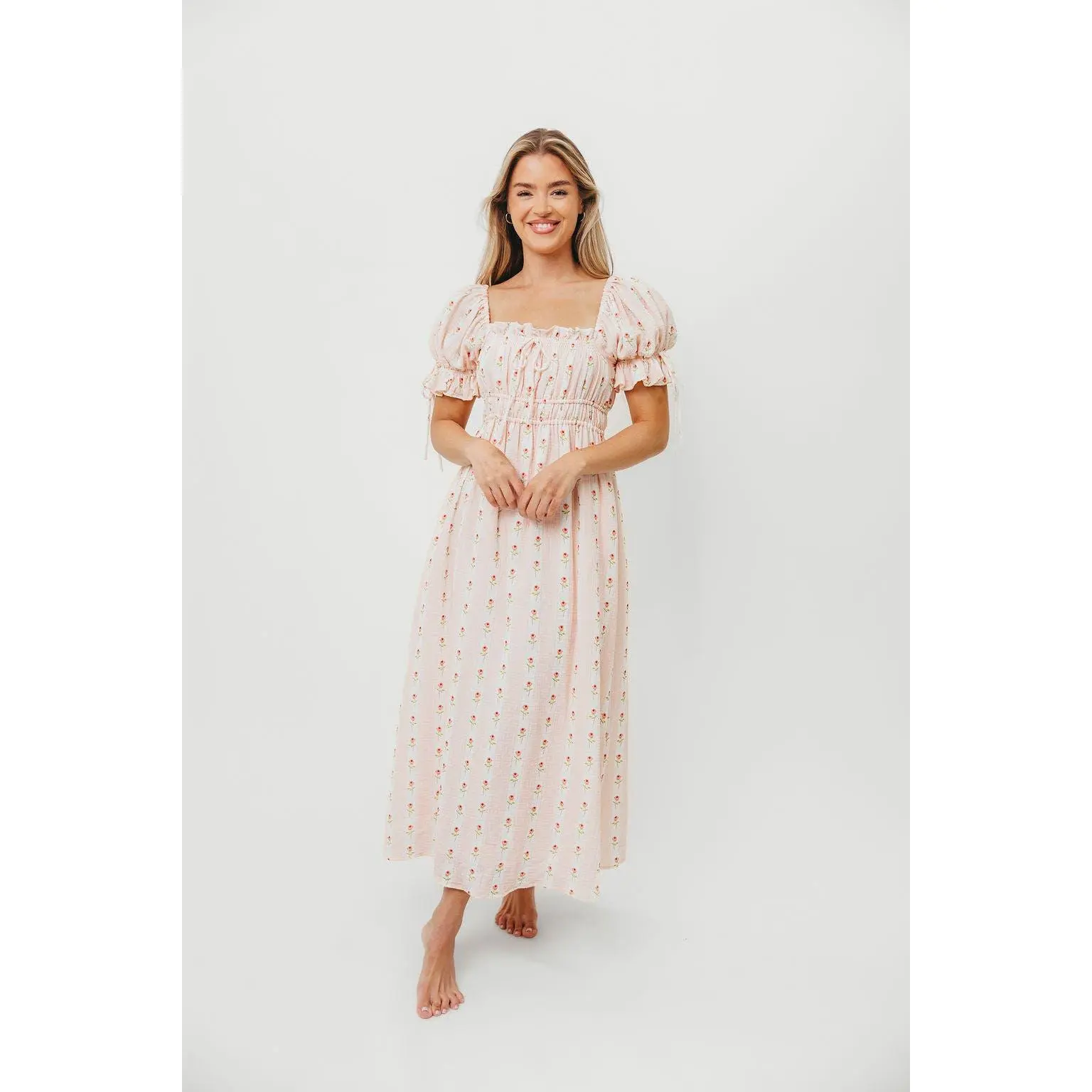 Savanna Steppe 100% Cotton Dress in Pink Rose - Bump Friendly & Inclusive Sizing *8/4 PRE-ORDER*