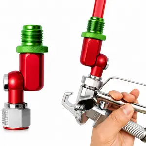 Clean Shot Shut-Off Valve Swivel Joint 7/8-Inch Thread Airless Paint Sprayer Adapter 180 Degree Rotating Connector Leak-Free Control Valve for Paint Sprayers fathersdaygiftideas