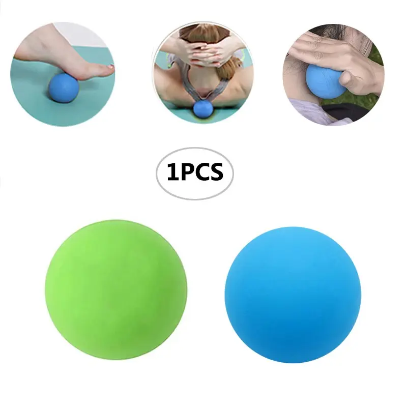 1PCS 6.3CM Massage Lacrosse Balls Fascia Ball Fitness Balls Back Massagers Massage Deep Tissue Foot Back Shoulder Trigger Point Muscle Relax Body Care Shoulder Relaxer Fascia Release Tools