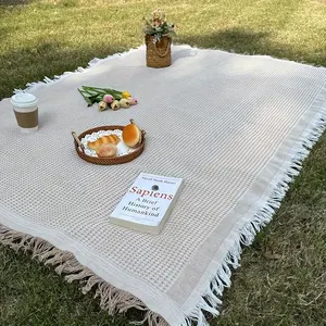 Heavy-Duty Lightweight High Quality Camping Blanket - Hand Washable, PVC Backed Outdoor Picnic Mat Suitable for Lawn and Tent Use, Travel Pad