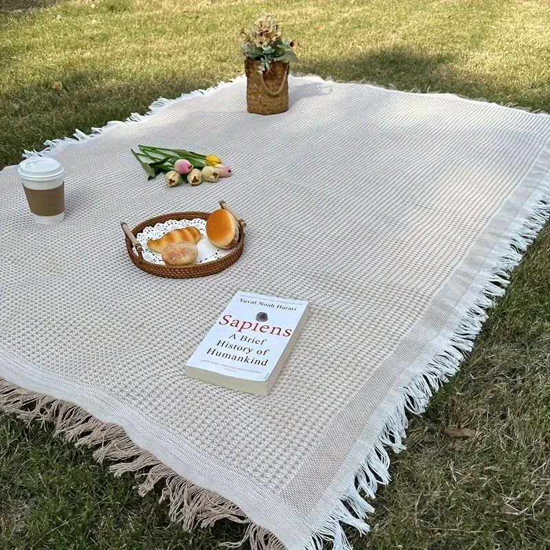 Foldable Picnic Blanket - Heavy-Duty, Lightweight, High-Quality Camping Blanket with PVC Backing, Hand Washable Outdoor Travel Pad for Lawn, Tent Use, Foldable Picnic Blankets