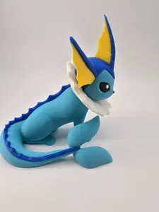Vaporeon 3D Printed