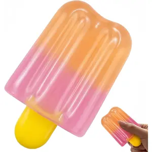 Ice Cream Squishy Toy, Summer Sensory Stress Relief Squeeze Squishy, Easter Basket Stuffers Party Favors for Anxiety Relief Everyone, Birthday Gift