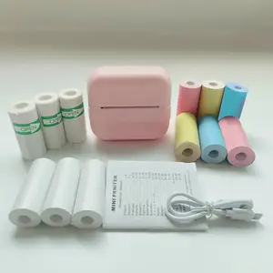 Wireless Mini Printer Set - Portable Handheld Printer, Portable Thermal Label Maker, Perfect for Notes, Journals, Work Receipts & DIY Crafts, Ideal Gift Kit
