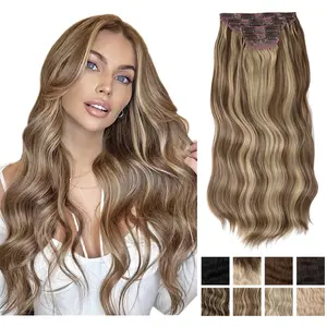 New 4pcs Clip In Extensions 22" Full Hair Set