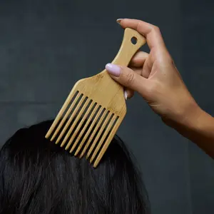 Bamboo Hair Pick