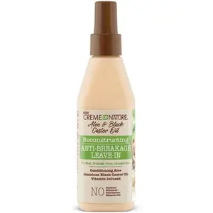 Creme of Nature Aloe & Black Castor Oil Reconstructing Anti-Breakage Leave-In