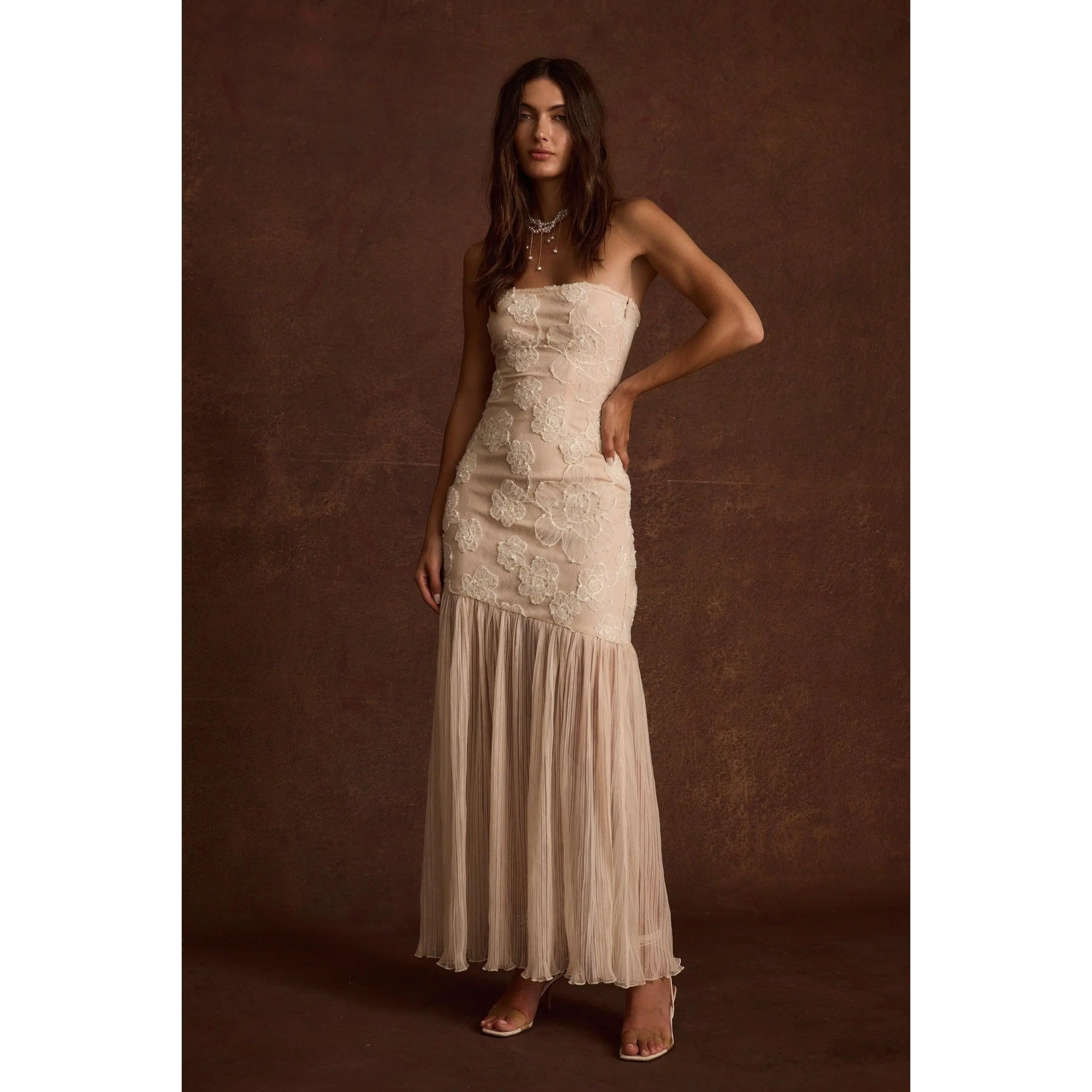 Daylight Blush Embroidered Maxi Dress - TikTok Shop