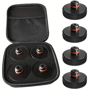 4 Piece Jack Pad Set for Tesla Model 3 S X Y, Secure Storage Box Included, Essential Car Maintenance Tool Kit