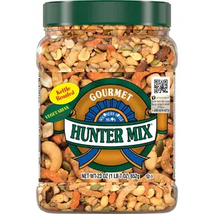 Honey Roasted Hunter Bulk Trail Mix, 23 oz (Pack of 1), Honey Roasted Peanuts, Sunflower Kernels, Almonds, Mixed Nuts, Snacks for Adults & Kids Salt