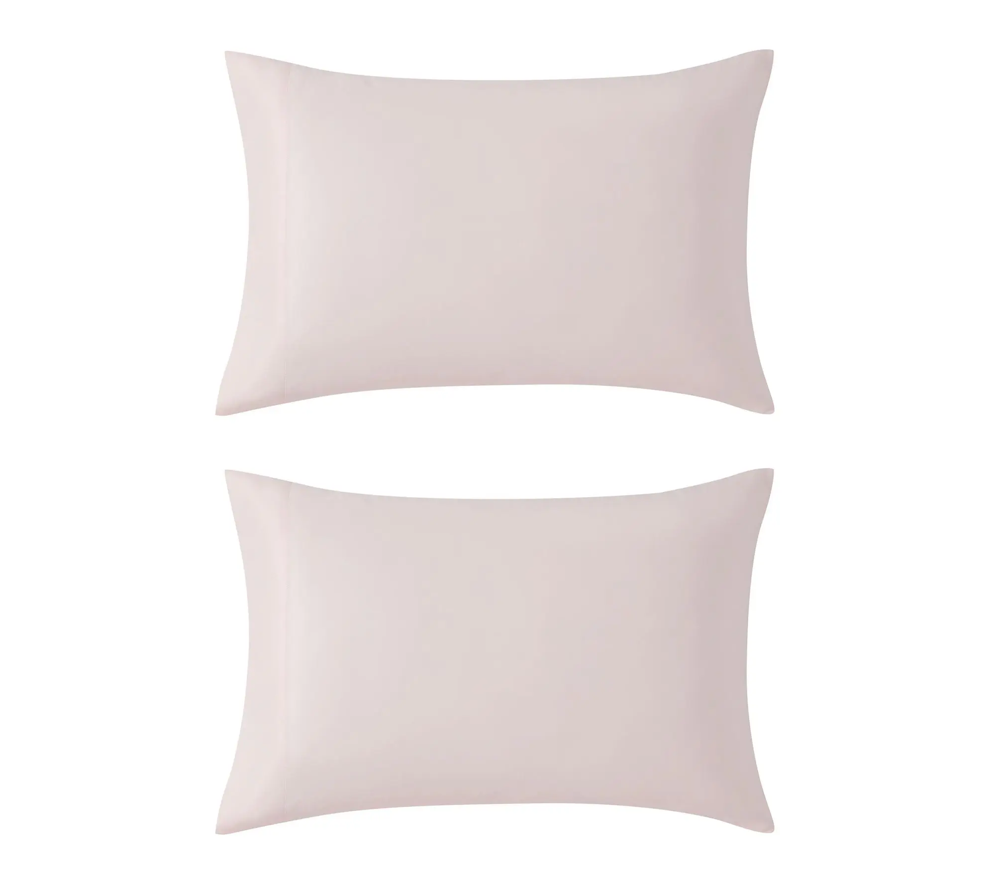 Laura Ashley Satin Bliss Light Pink Standard Pillowcase Set
