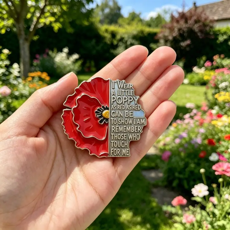 Pin Brooch – Memorial Badge, Jewelry Gift for Men/women, Perfect for Anniversary Events, Elegant Accessory for Special Occasions