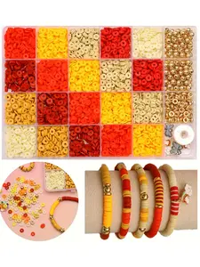 Polymer Clay Jewelry Making Kit, Essential Autumn Craft Supplies, Perfect for Bracelets, Jewelry, Keychains, DIY Crafts, Clay Beads