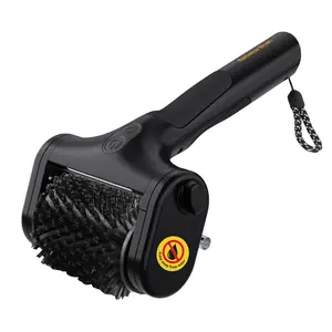 Motorized BBQ Brush That Cleans in Seconds –Electric -Cordless Electric Grill Brush - BBQ Brush-Powerful 350RPM Grill Cleaner with LED Light