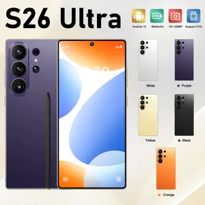2026 New S26 Ultra 5G Android 15 Phone, 12GB+512GB, 6.99" HD Screen, 78MP+108MP Cam, 8000mAh, Stylus & Case, Perfect Holiday/Birthday Gift