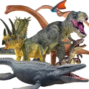 X-MTS18 6PCS Jumbo Dinosaur Toy Set, Realistic Dinosaur Toys for Kids - Large Dino Playset for Boys and Girls 3 4 5 6 7 Year Old Children Birthday Dinosaur Lovers