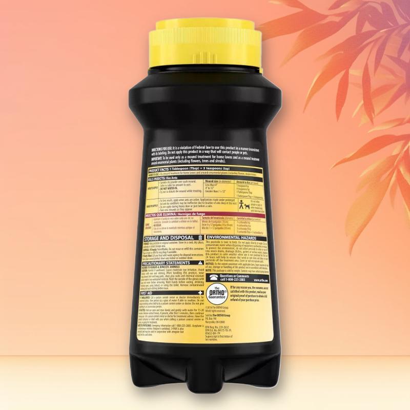 Ortho Orthene Fire Ant Killer Cockroach Roach Repellent,Deworming Cockroach Bait,Roach Killer 12oz BY