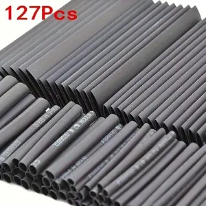 Heat Shrink Tubing Kit, Assorted Size Heat Shrink Tubing Heavy Wire for Car Boat Motorcycle, Durable Automotive Cable Sleeve Heat Shrink Tube, Welding Accessories