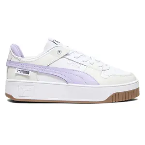 PUMA Womens Carina Street Vtg Lace Up Sneakers Shoes Casual - White