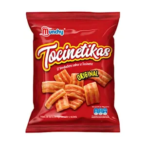 Munchy Tocinetikas 40g | Crispy Bacon-Flavored Wheat Snack, Single Serving