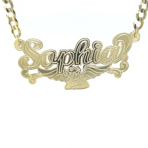Personalized Angel Necklace