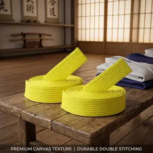 Taekwondo Karate Judo Martial Arts Colored Ranking Belts - Durable Polyester Belt for Coach Teaching Training Practice Competition Perfect for Kids Adults Beginners Professionals High Quality Adjustable