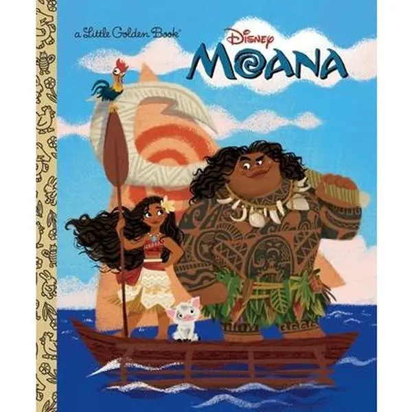 Moana CG-Animated Action-Packed Voyage Illustrated Storybook for Kids - Laura Hitchcock, Hard Cover English Children's Literature & Art Book with Art for Kids Content