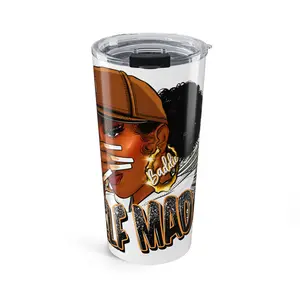 Self Made 20oz Tumbler – Boss Lady Motivational Travel Cup