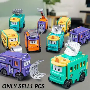 Two-In-One Transforming Car Toy, Manual Operation, Durable Abs, Perfect Gift for Kids, Stem Teaching, Creative Fun Toys