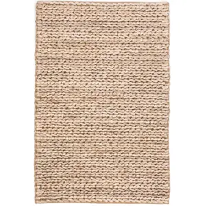 Jute Handwoven Bleached Oak Rug 10x14