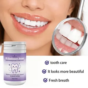 9D Tooth Powder with Baking Soda, Deep Cleaning and Polishing, Natural Essence, Fresh Breath, Portable Oral Care for Men and Women