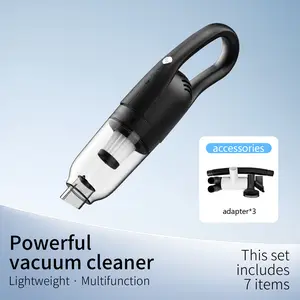 Mini Cordless Handheld Vacuum Cleaner | Powerful Suction for Pet Hair, Dust, Crumbs & Small Messes | Perfect for Home & Car Cleaning | Lightweight, Portable & Wireless with Multiple Attachments | Quick Clean Anytime Anywhere