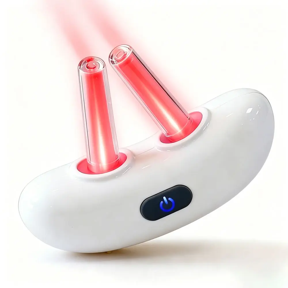 Nose Light Therapy Device 650nm Nasal Irradiation for Allergic Rhinitis Sinusitis Treatment, Reduce Inflammation,Health Dual Nasal Care Equipment, Nose Physiotherapy Portable Mini Rechargeable Lithium Ion Battery,2 Modes