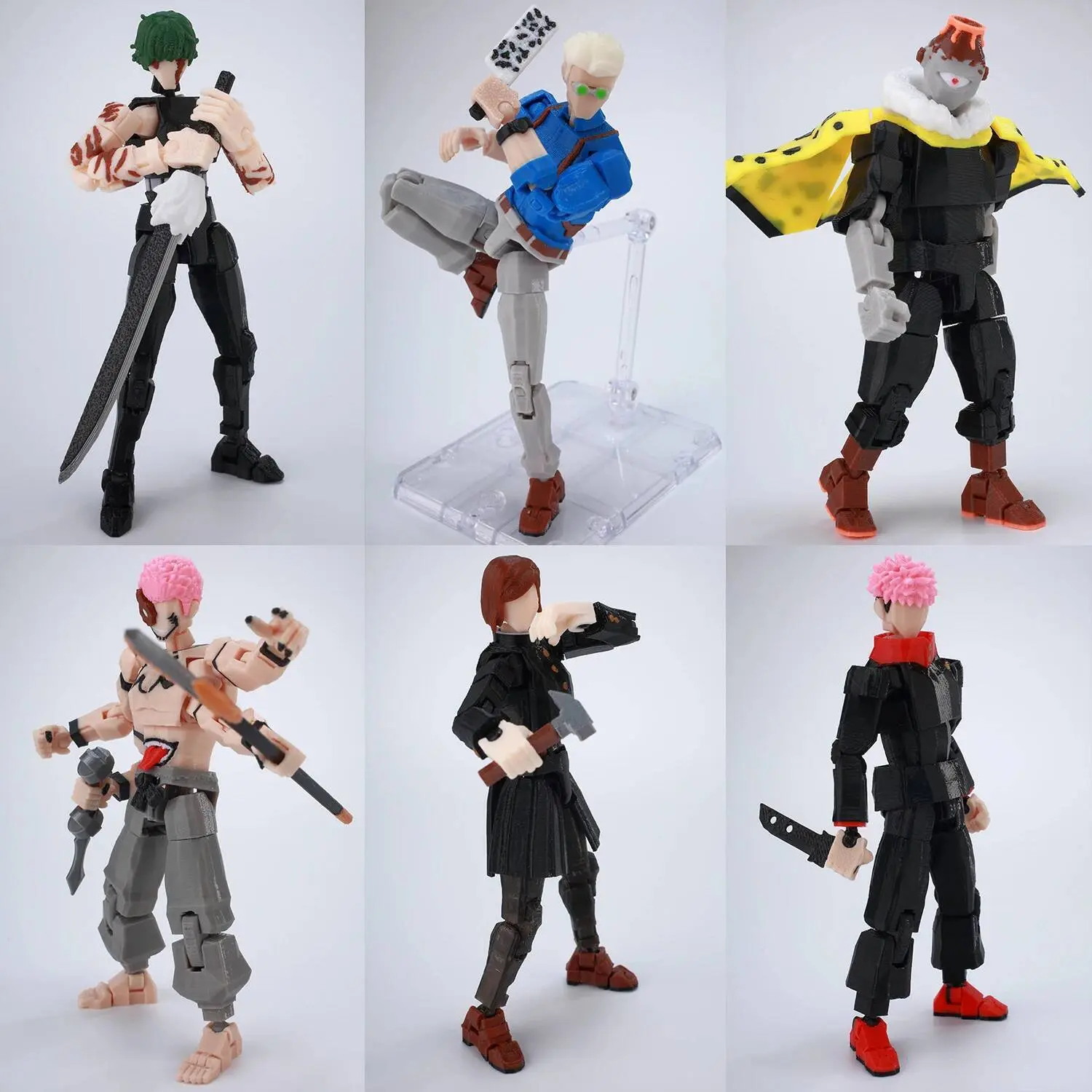 9L3D Lucky13 Gojo Sukuna Jujutsu Fushiguro Toji Gojo Satoru Action