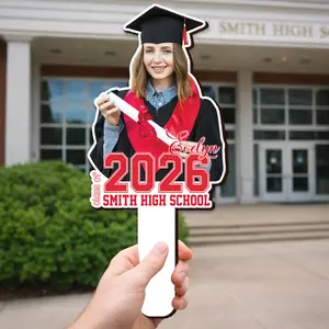 Personalized Graduation Photo Fans, Custom Name Sign Class of 2026, Graduation 2026 Gifts, Gifts for Graduates, Custom Gifts for Him, Graduation Stuff for 2026