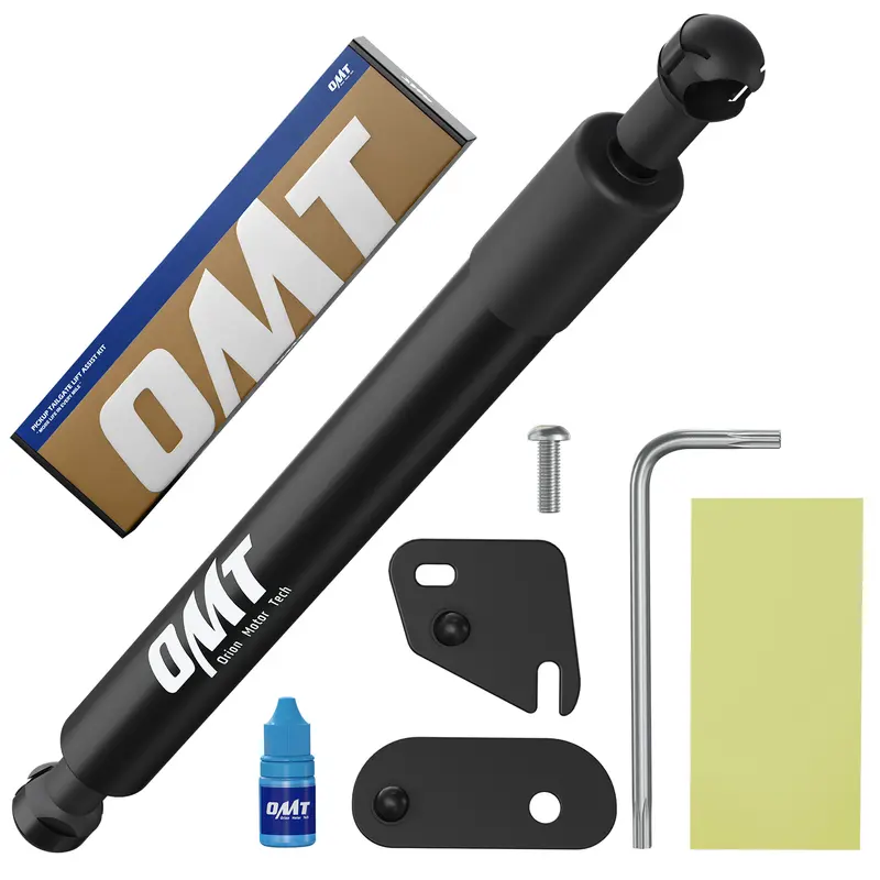 Orion Motor Tech Tailgate Assist Shock for 2015–2026 Ford F-150 or 2009–2012 Dodge/ 2013-2026 Ram 1500, 2500 & 3500 Models, Driver-Side Mounting, AISI 1045 Steel, No-Drill Installation Kit