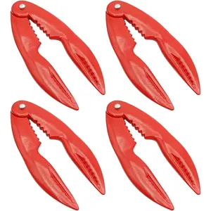 4 Pcs Crab Leg Lobster Nut Crackers Tools for Seafood Shellfish Nuts Home Kitchen