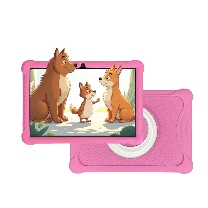10.1 Inch Tablet for Kids, Android 12 3GB RAM 64GB ROM Tablet with Parental Control Function, 2.4G WiFi BT 1028x800 IPS Display Dual Camera Tablet Learning Entertainment Tablet