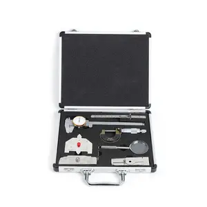 Welding Gauge Tool Inspection Kit, Welding Measure Gauge Tool Set with Briefcase Pacakge, Welding Inspection Ruler Set with Fillet Weld Gage, Micrometer in Metric, Sliding Clip Depth Gauge, Calliper Portable Calipers