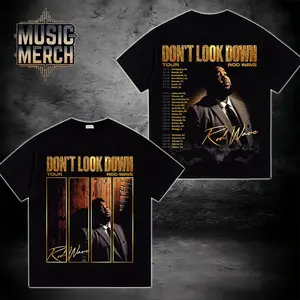Rod Wave Don't Look Down Tour 2026 Shirt, Rod Wave Tour Dates T-Shirt, Double Sided Concert Graphic Tee, Rap Music Merch, Unisex Cotton Shirt, Gift for Fans