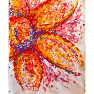 Sparkling Star, Wall Art Contemporary Painting